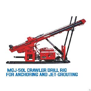 Mgj-50l Crawler Type Anchor Drilling Rig With Diesel