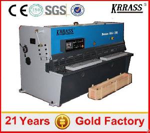 Nanjing Krrass Guillotine Shear Machine With 2 Years Warranty