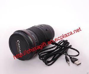 Mini Camera Lens Mutifunctional Speaker Model Caniam