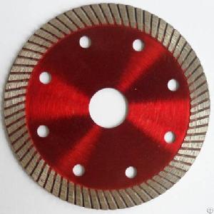 Diamond Turbo Saw Blade For Cutitng Tiles , Ceramic , Porcelain