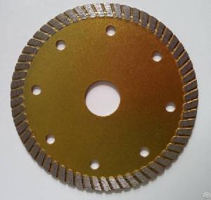 Super Thin Turbo Saw Blade For Cutitng Tiles , Ceramic , Porcelain