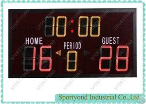 Futsal Led Electronic Football Score Board Indoor / Outdoor