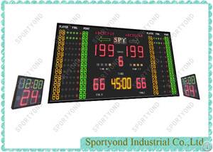 Led Electronic Digital Score Boards For Basketball Stadium Scoreboards