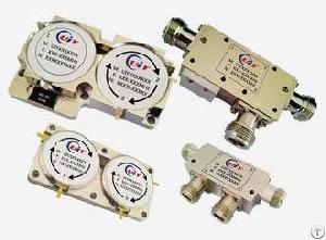 Rf Dual Junction Circulator 60mhz To 20ghz Up To 400w Power N / Sma / Tab Connector