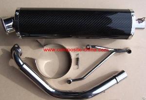 Auto Parts-carbon Fibre Muffler Pipe, Carbon Fiber Exhaust Pipes