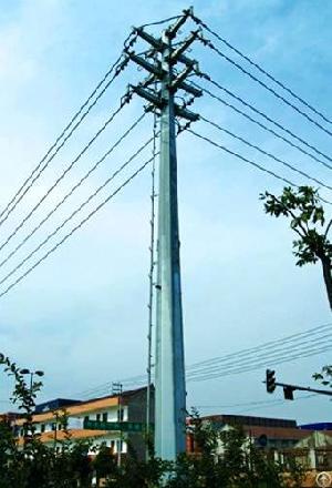 Steel Pole Of Transmission Line