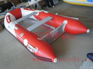 Ce Sports Inflatable Rescue Boats White And Red Diagonal