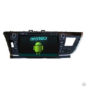 China Factor 9.0 Inch Car Central Dvd Multimidia Android System For Toyota 2014 Corolla With Wifi / 