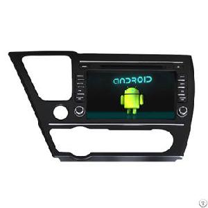 car dvd system honda 2014 civic android gps navigation wifi 3g radio swc