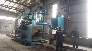 h beam shot blasting machine