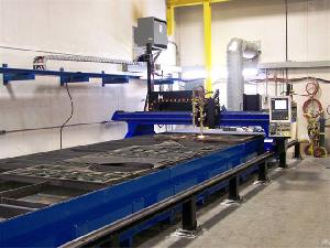 Table Type Cnc Plasma Cutting Machine For Steel Plate Profiling