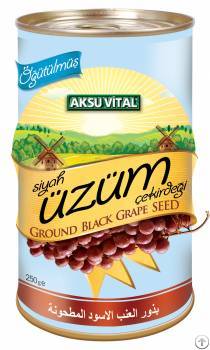 Ground Black Grape Seeds