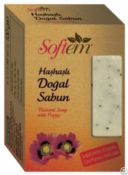 Natural Herbal Soap With Poppy Seeds