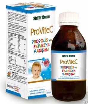 Provitec Vitamin Syrup , Honey Propolis Extract Echinacea Extract 100 Ml