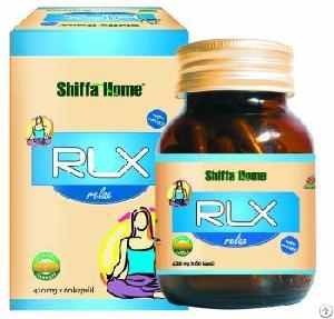 rlx relaxing capsule herbal supplement peaceful life 420 mg x 60