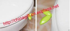 plant sprout toilet seat handle