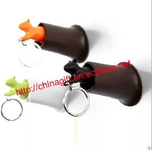 Squirrel Key Ring And Key Holder