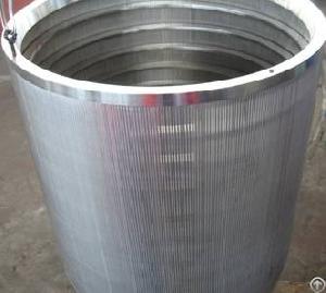 pressure screen basket 304 316 paper machine processing