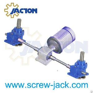miniature motorized acme shaft systems screw jack lift system manufacturers