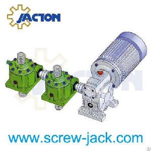 We Are Motor Worm Gear Drive System, Screw Jack For Machine Platform Lifting Manufacturers