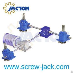 screw jack lifting arrangement machine jacks systems table manufacturers