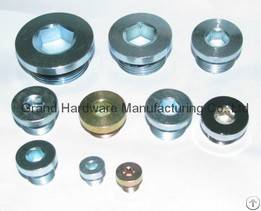 hydraulic valve steel plugs