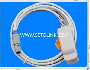 Mindray Pm9000 Masimo Spo2 Sensor, Round 6 Pin Connector, Tpu Material, 3 Meter Long Cable