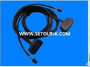 right angle flat obd cable 16 pin male c3030 8pin connector