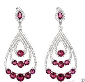 Fashion Jewelry, Drop Silver Earrings