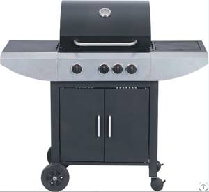 Single Layer Black Power Coating Hood Bbq Grill