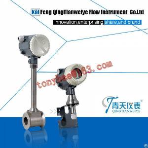 battery powered wafer vortex flow meter