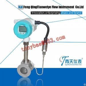 Intelligent Tempreature And Pressure Compensation Steam Vortex Flow Meter