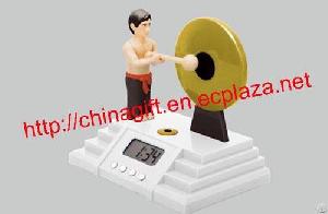 knock gong alarm clock