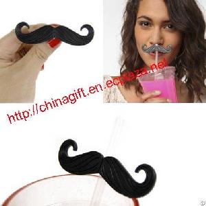 Reusable Mustache Stache Straws