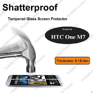 Factory Price Tempered Glass Screen Protector For Htc One M7 Explosion Proof Tempered Glass Screen