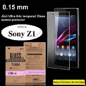 Ultra Silm Tempered Glass Screen Protector For Sony Xperia Z1 Made From Germany Glass