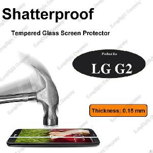 Ultra Slim Explosion-proof Premium Tempered Glass Screen Protector Guard For Lg G2