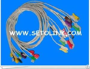 Trimii 10 Leads Ecg Cable Ekg Cable Clip End Iec Standard