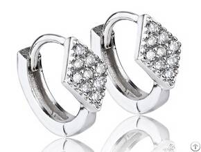 Fashion Silver Hoop Earrings, Silver Earrings