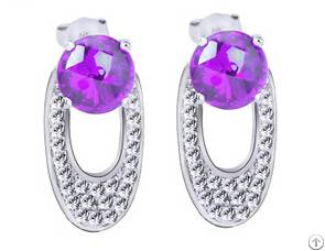 Ladies Crystal Earring, Ladies Stud Earrings