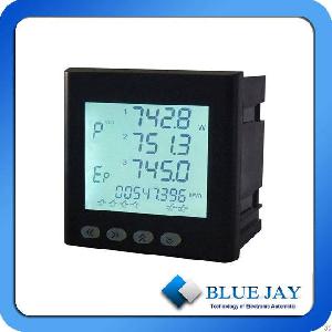 Lcd Display With High Accuracy Power Meter With Fire Alarm Linkage