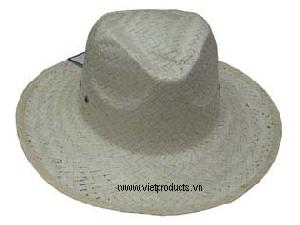 Cowboy Palm Leaf Hat For Ladies 01569