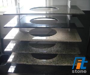 Countertop With Black Galaxy And G682