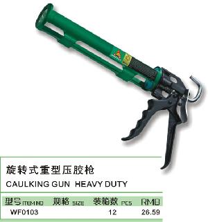 Different Kinds Of Caulking Guns On Display