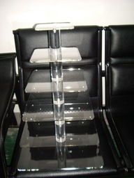 5 Tier Square Cake Display