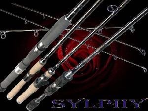 Fishing Rod Sylphy Series With Fuji Sic Guide And Rod Body Made From Snvc Carbon Fibre