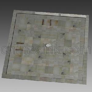 stone mosaic shower tray