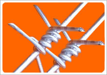 twisted barbed wire strand four points