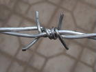 Straight And Reverse Double Twisted Strand Barbed Wire Two Strand , Four Points For Sale