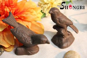 Cast Iron Bird Figurine